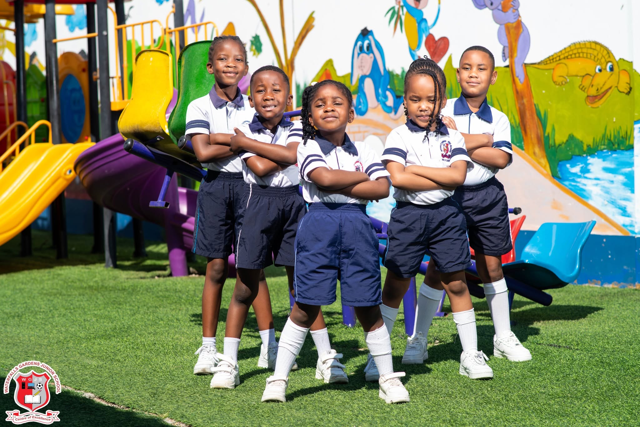 Young learners participating in school activities